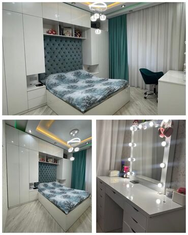 деревянный стол на кухню: Двуспальная кровать, Трюмо, Шкаф, Б/у at lalafo.az деревянный стол на кухню: Двуспальная кровать, Трюмо, Шкаф, Б/у