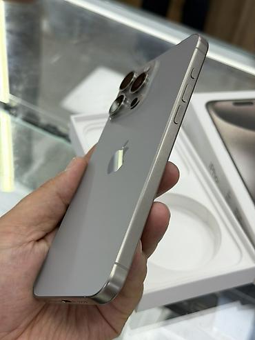 iphone 11 osh: IPhone 15 Pro Max, Б/у, 512 ГБ, Natural Titanium, Коробка, 89 % — 1