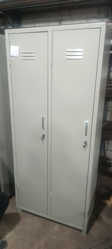Ofis dolabları: Metall geyim dolabı – 2 qapılı - Material: möhkəm polad konstruksiya — 5