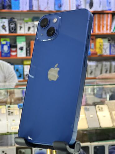 Apple iPhone: IPhone 13, Б/у, 128 ГБ, Синий, 100 %