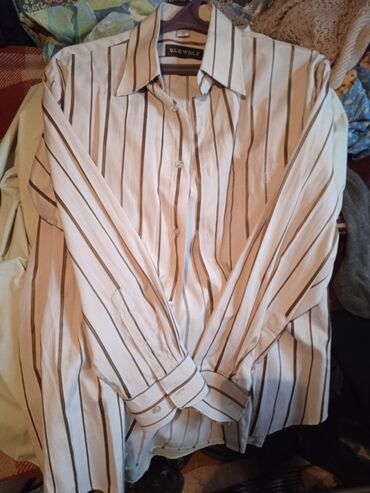 белые мужские рубашки с длинным рукавом: Рубашка XS (EU 34), S (EU 36), M (EU 38), цвет - Бежевый