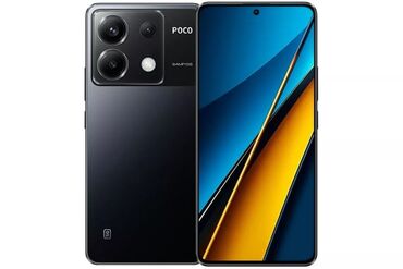 Мобильные телефоны: Poco X6, Новый, 256 ГБ, цвет - Черный, 2 SIM