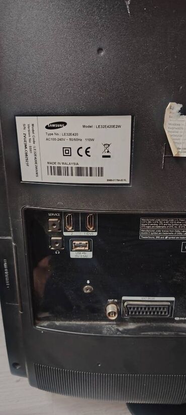planşetlər işlənmiş: İşlənmiş Televizor Samsung Led 40" HD (1366x768), Ünvandan götürmə, Ödənişli çatdırılma