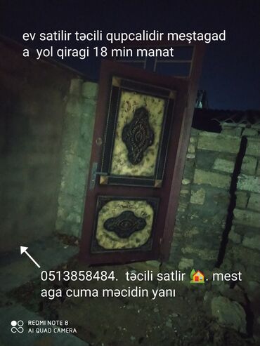 Giriş qapıları: Metall qapı – dekorativ panellə - Material: metal konstruksiya — 10