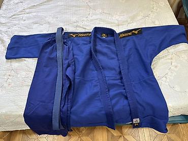 kişi cinsləri: Mizuno judo kimonomu – mavi rəngdə tam dəst - Brend: Mizuno - Model — 1