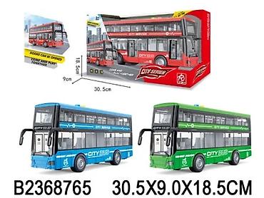 igracke farma: Autobus 876508-k-60 – City Service dvospratni model za maštovitu igru — 1