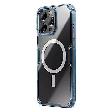 Maske i futrole za telefone: Maska Nillkin Nature Pro Magnetic za iPhone 16 Pro Max 6.9 plava. Uz — 5