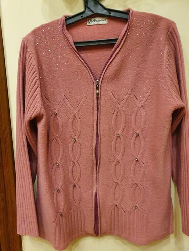 adidas jaket: Женский свитер 2XL (EU 44), цвет - Розовый