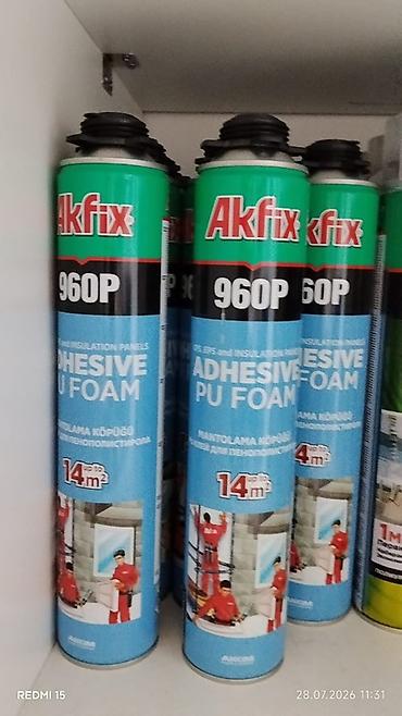 Көбүк-клей: Akfix, Пенопласт үчүн — 3