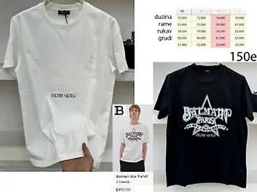 Majice: Men's T-shirt Balmain, bоја - Bela — 14