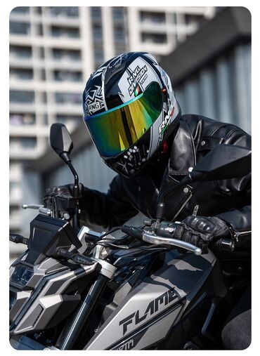 Шлемы: Шлем для мотоцикла и скутера! Выбор Есть! Мотошлем чёрного цвета