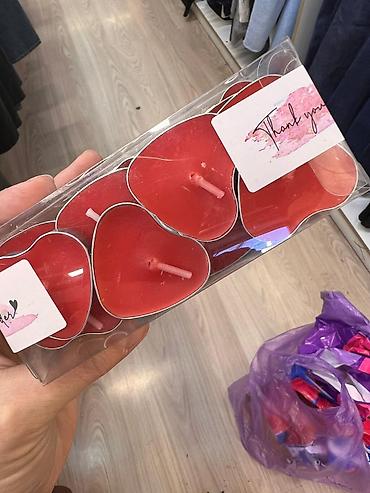 Свечи: В продаже свечи романтические Есть в форме сердца, есть просто — 3