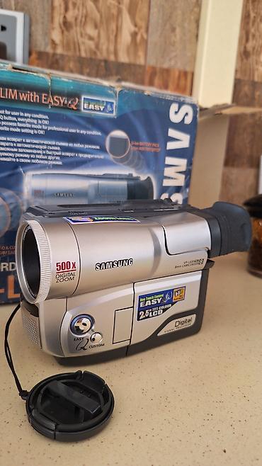 kasset: Samsung VP-L600 PAL 8mm videokamera - 8mm kasetlə (Hi8 uyğun) çəkiliş — 1