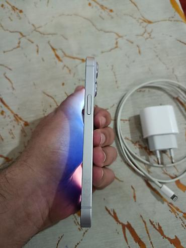 6 iphone: IPhone 14, 128 GB, White Titanium, Barmaq izi, Face ID — 5