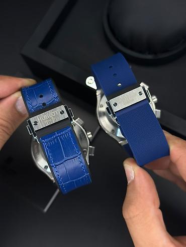 3d saat: Yeni, Qol saatı, Hublot, rəng - Mavi — 4