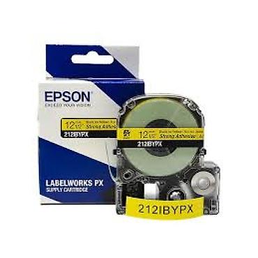 printer almaq: Epson LK-4YBW C53S654014 Strong Adhesive Black/Yellow etiket lenti – — 3