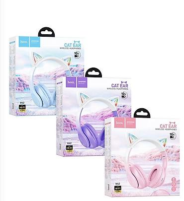 Беспроводные гарнитуры: HOCO W42 Cat Ear BT гарнитура - Форм‑фактор: накладные — 9
