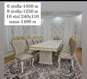 Qonaq otağı üçün, Yeni, Açılmayan, Dördbucaq masa