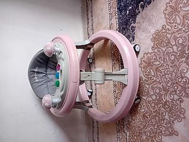 ходунки купить: Детские ходунки Babywalker, розовые - Круглая устойчивая рама с — 2