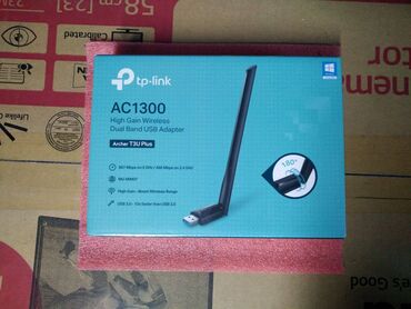 антенну для модема: USB-адаптер TP-Link Archer T3U Plus, 802.11b/g/n 2,4 ГГц, 802.11a/n/ac