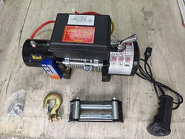 Электрическая лебедка 12V для внедорожника/квадроцикла/лодочного