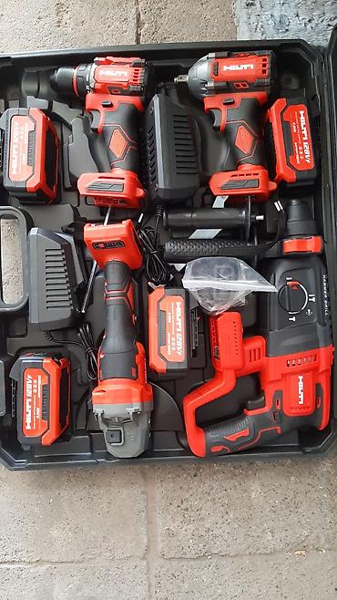 Наборы электроинструментов: Набор хильти 3×1. блгарка+гайковерт+шуруповерт+2 больших — 10