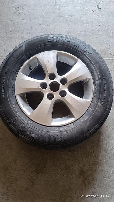 195 70 16 с: Литой диск R15 с летней шиной Kumho SuperMile P205/70R15 95H — 1