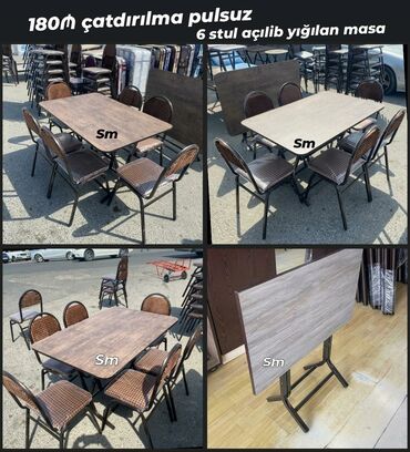 Keyfiyyətli və sərfəli Resdoran kafe ✔️Metbex üçün masa dəsti