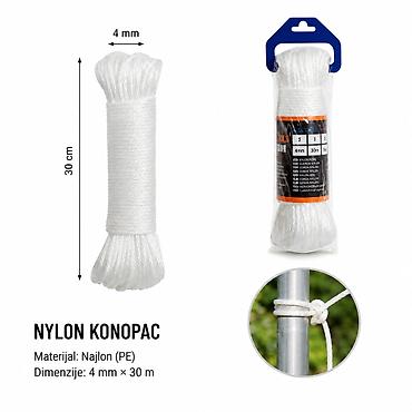 KMT Najlonski konopac belo 2406288 - Brend: Kmt style - Materijal
