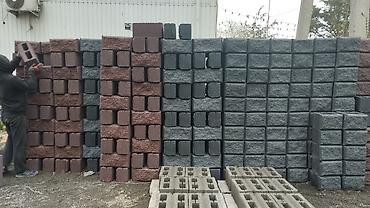 Пескоблок: Пескоблоки для строительства заборов и стен - Формат: пустотелые — 10