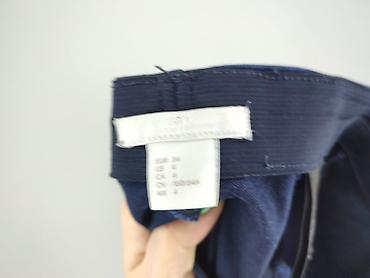 mom jeans pull and bear: H&M, Spodnie materiałowe damskie, rozmiar XS — 4