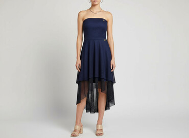 sukienka wieczorowa z odkrytymi ramionami: Women`s dress, size S