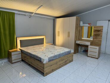 Спальные гарнитуры: Спальный гарнитур, Новый, Двуспальная кровать, Комод, Трюмо, Другая страна производитель, ДСП, Бесплатная доставка, Платная доставка, Самовывоз — 11