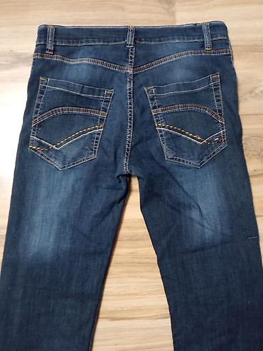 Farmerke: Muške farmerke, tamno plavi denim sa blagim izbledelim efektom — 9