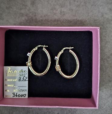 Серьги, Проба 585, Женские, Новый
