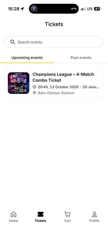 təmir tikinti isləri: Məhsul: Champions League – 4 Oyuna Kombo Bilet Təsvir: - 1 bilet ilə — 1
