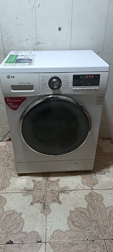 paltaryuyan arçelik: Paltaryuyan maşın LG, 6 kq, Avtomat, Qurutmasız, Kredit yoxdur, Ödənişli çatdırılma