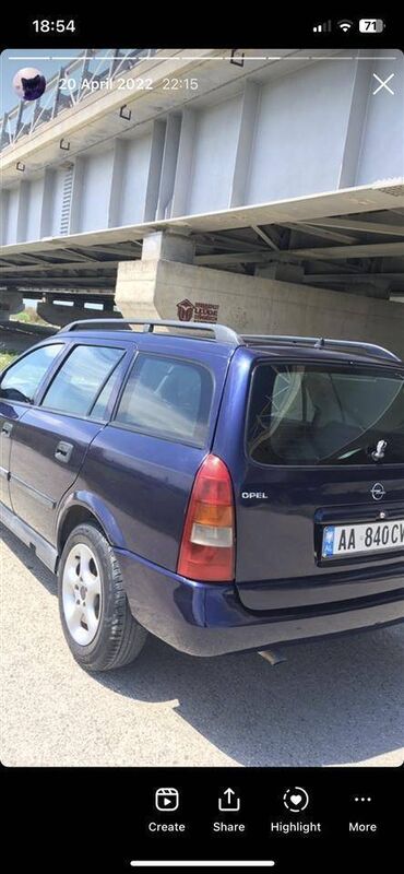 Opel Astra: 1.7 l. | 1999 έ. | 263000 km. | Πολυμορφικό