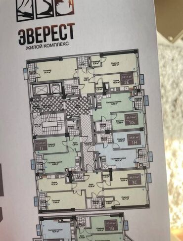 купить квартиру в строящемся доме: 1 бөлмө, 39 кв. м, Элитка, 12 кабат, ПСО (өзү оңдоп түзөтүп бүтүү үчүн)