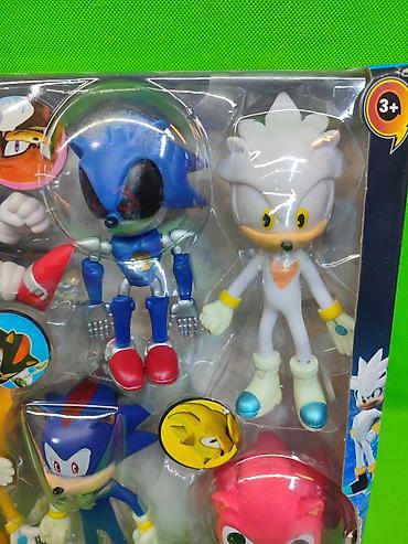 игрушки sonic: Соник персонажи набор игрушек в комплекте✨ Комплектация товара: 8 — 4