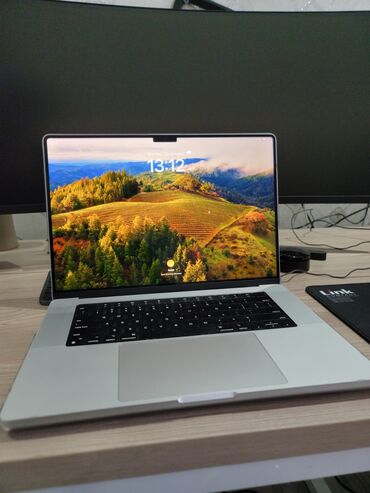 macbook pro i5: Ноутбук, Apple, 16 ГБ ОЗУ, Apple M1 Pro, 16 ", Б/у, Для работы, учебы, память SSD