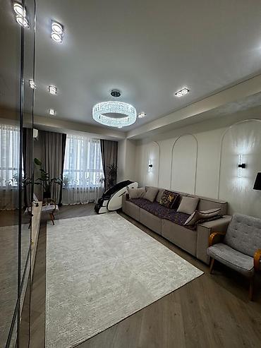 3комнаты: 3 комнаты, 100 м², Асанбай мкр Элитка, 5 этаж, Евроремонт — 6