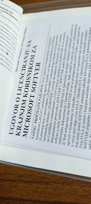 Druga oprema za računare i laptopove: Microsoft Windows XP Home Edition – OEM disk sa Service Pack 2 - — 9