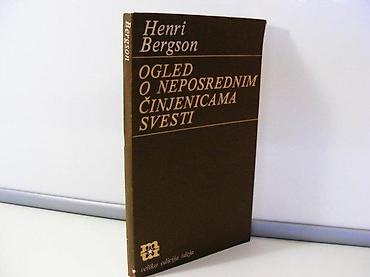 tipke: Ogled o neposrednim činjenicama svesti - Henri BergsonMladost — 1