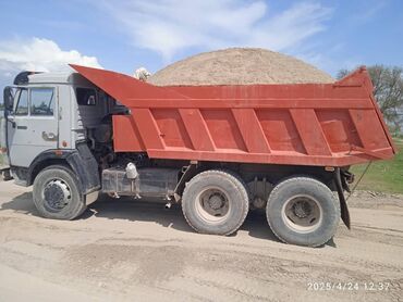 Песок: Песок, Озёрный, Насыпью, Камаз — 8