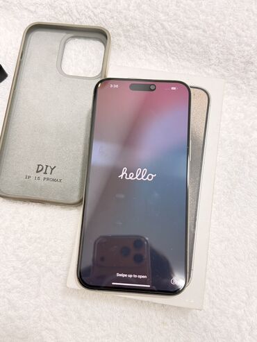 Apple iPhone: IPhone 15 Pro, Natural Titanium, Face ID — 6