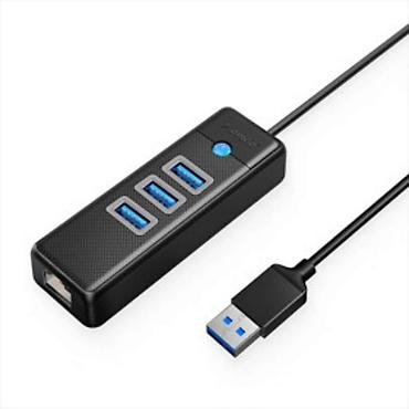 🔥 ORICO PW3UR-U3-015-BL-EP – 3-Port USB 3.0 HUB + Gigabit LAN at lalafo.az 🔥 ORICO PW3UR-U3-015-BL-EP – 3-Port USB 3.0 HUB + Gigabit LAN