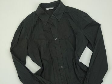 bluzki czarne długi rękaw: Shirt, Marks & Spencer, L (EU 40), condition - Good