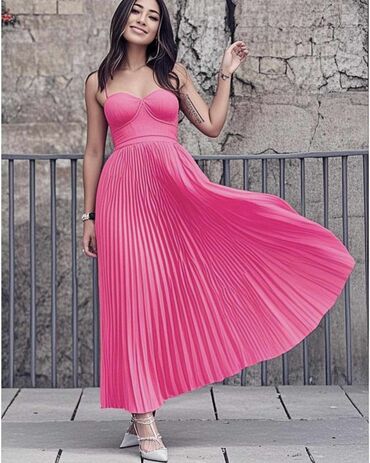 lc waikiki нови пазар – слике: M (EU 38), color - Pink, Evening, Without sleeves