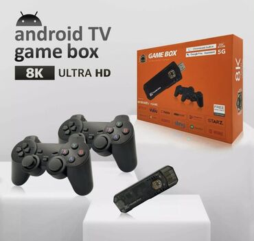 серебро комплекты: Game Box +Android TV 8K 30.000+ игр уже записаны на карту. Игры для